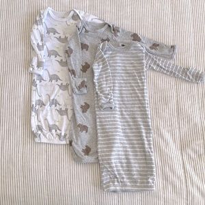 Newborn Carters Gown Bundle of 3